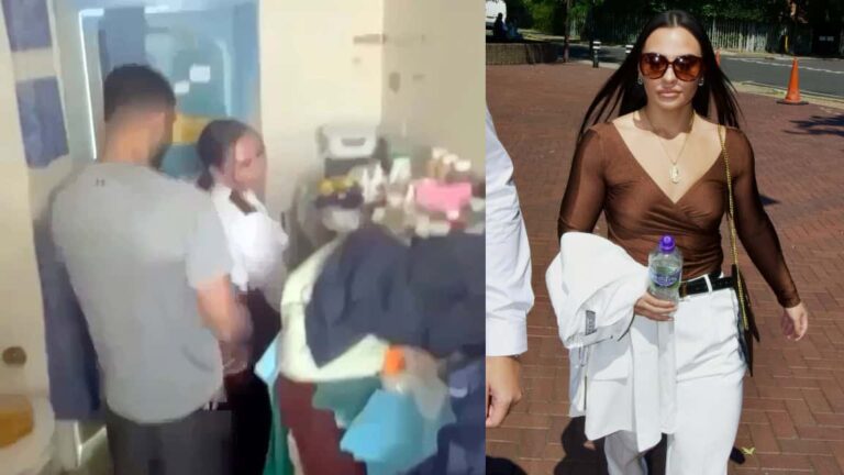 UK prison guard video full 3 minute video