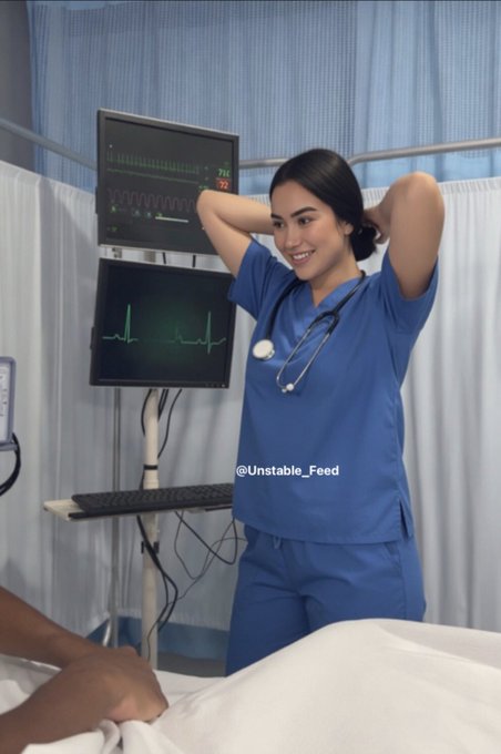 Don't sleep on the goated nurse video. Watch 👇🏻