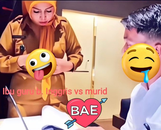 Guru Bahasa Inggris viral video