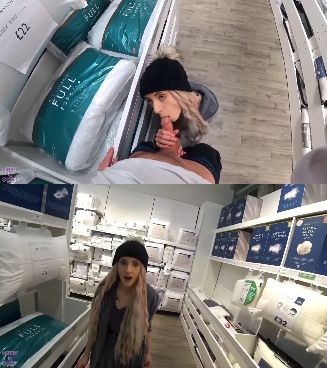 Blowjob In The Store And Cum Walk