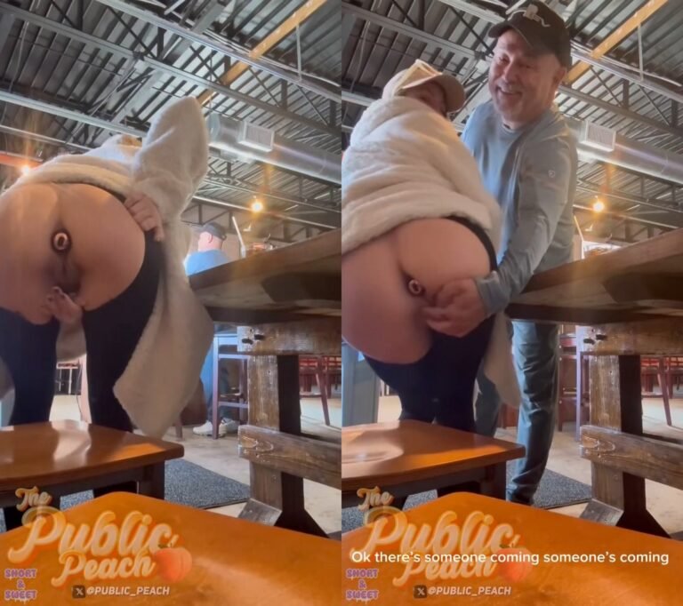Flashing And Letting A Stranger Touch Her